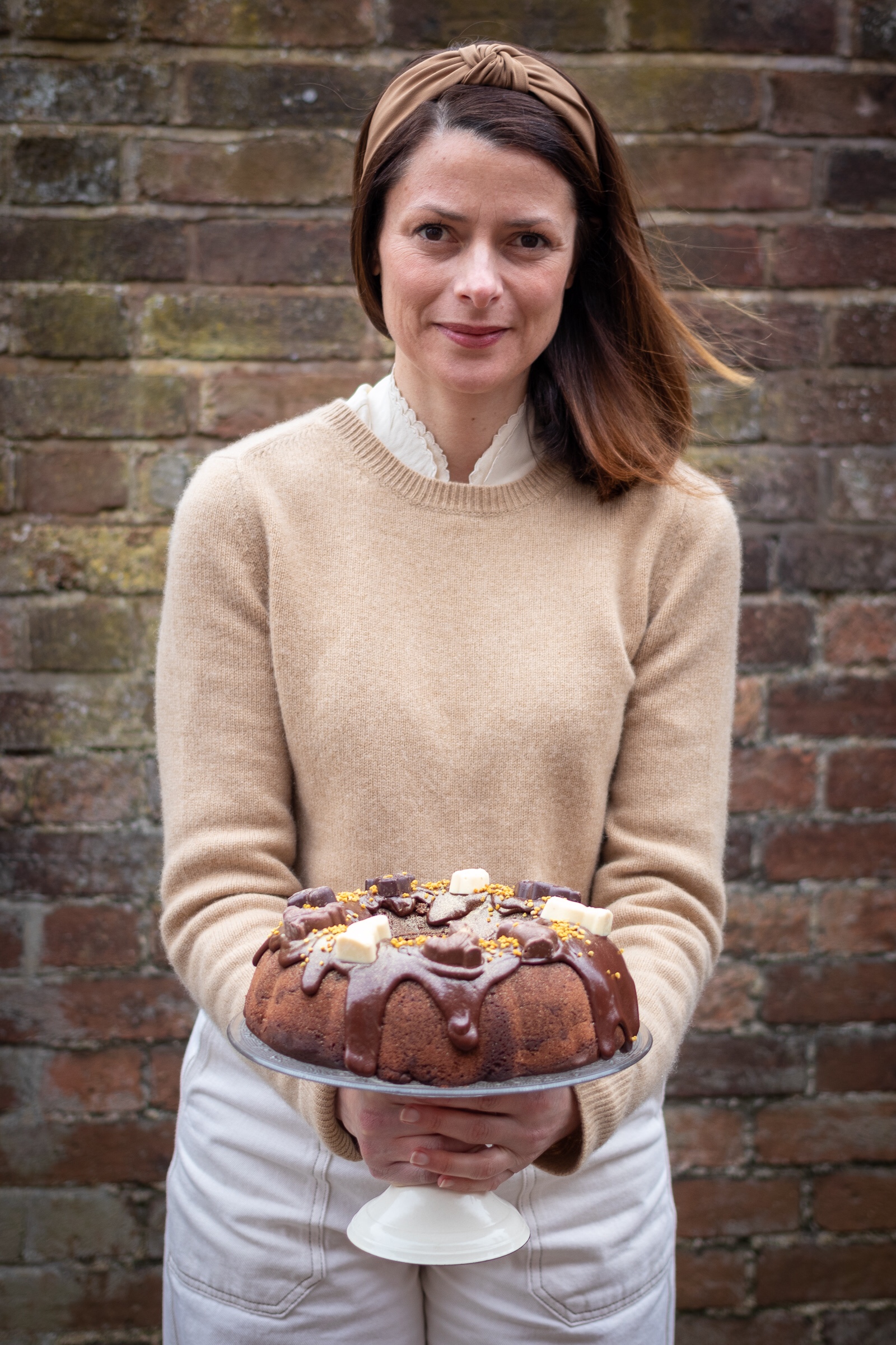 Decadent Dark Chocolate Easter Cake With Chocolate Ganache